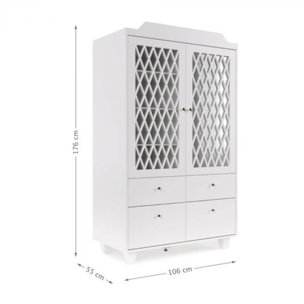 Armoire Harlequin Blanc