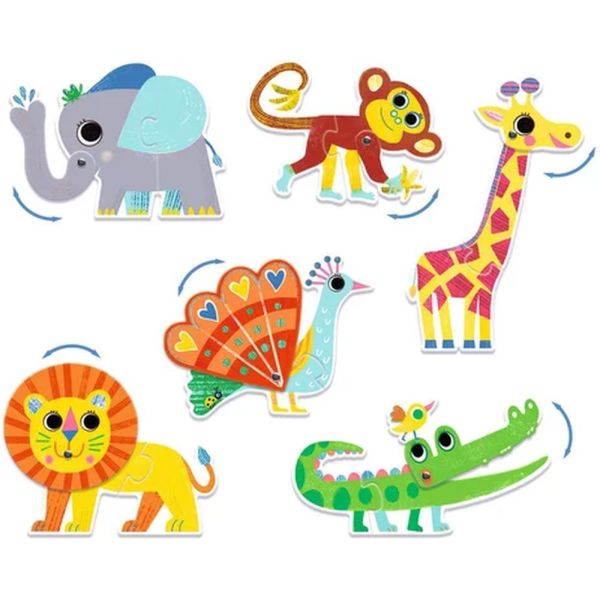 Puzzles duo Articulo animaux