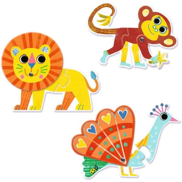 Puzzles duo Articulo animaux