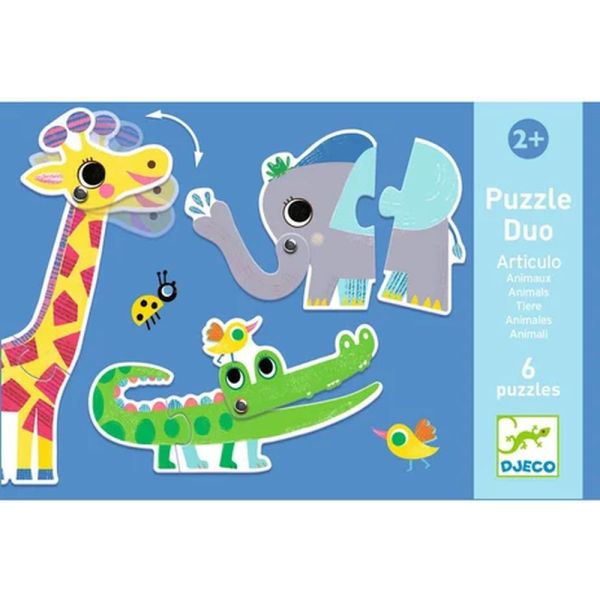 Puzzles duo Articulo animaux