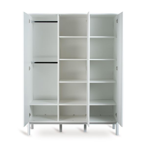 Armoire 3 portes - Crème