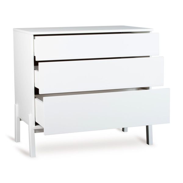 Commode 3 tiroirs Ashi - Crème