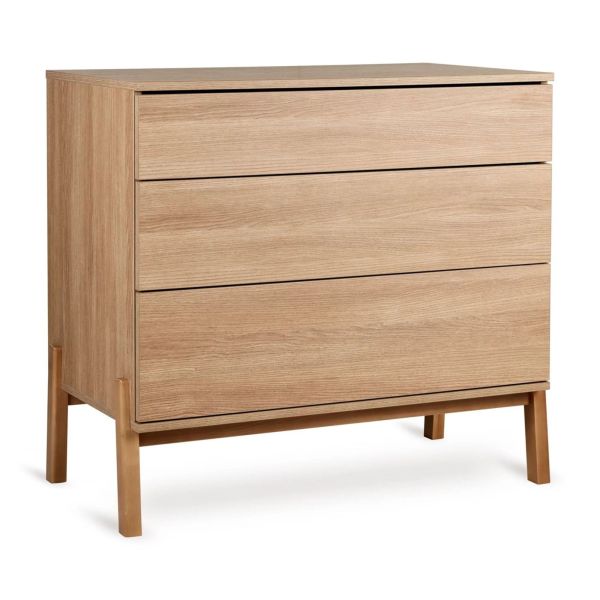 Commode 3 tiroirs Ashi - Honey Ash