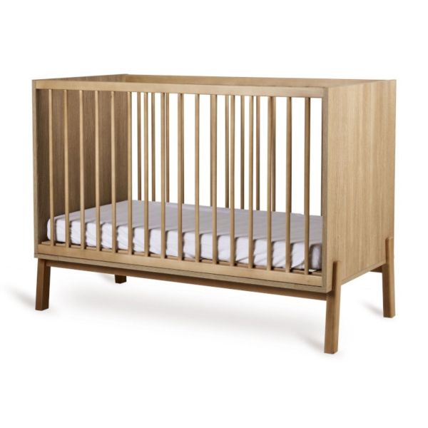 Lit bébé 60x120 cm Ashi - Honey Ash