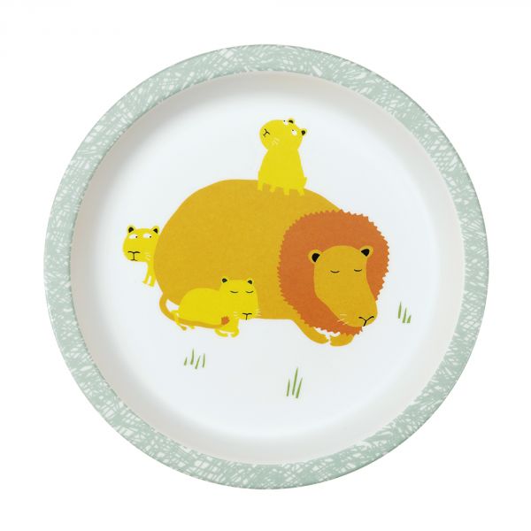 Assiette bébé La savane