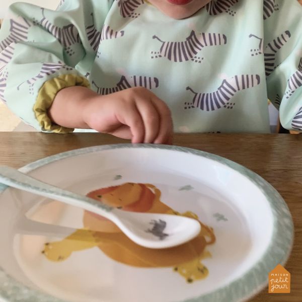 Assiette bébé La savane
