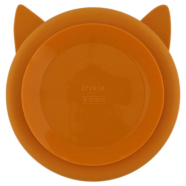 Assiette compartimentée avec ventouse Mr. Fox