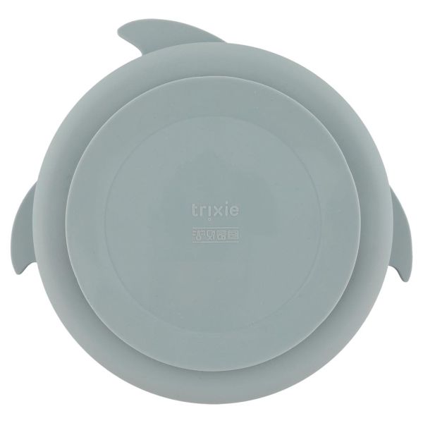 Assiette compartimentée avec ventouse Mr. Shark
