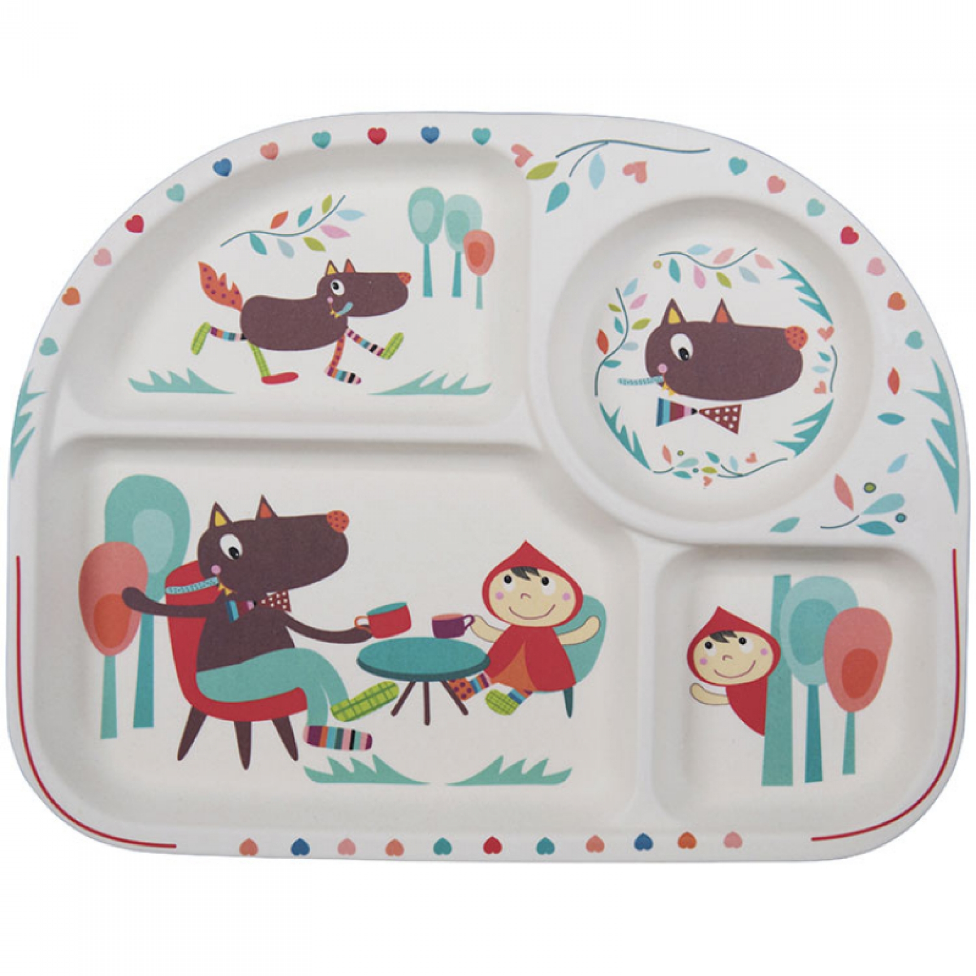 Ebulobo Assiette Compartiment Bambou T Es Fou Louloup Made In Bebe