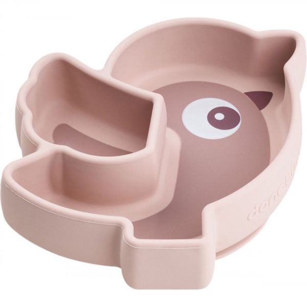 Assiette silicone avec ventouse  Birdee Rose