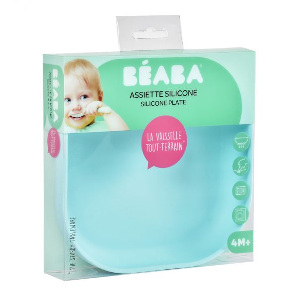 Set de vaisselle bébé silicone ventouse Élio