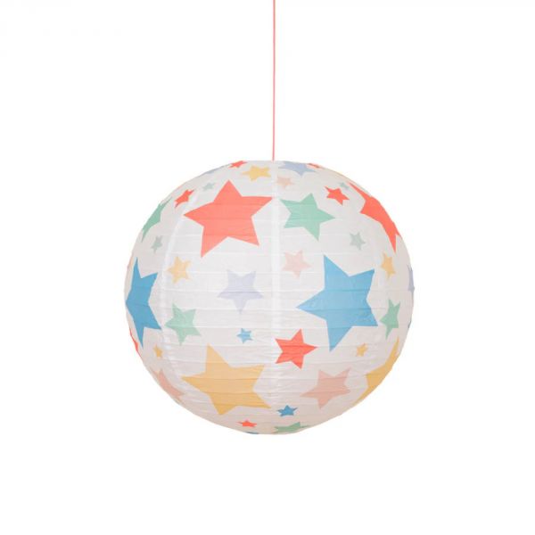 Lot de 3 lanternes en papier - Etoiles et Rayures