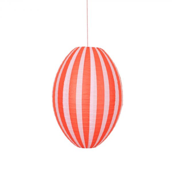Lot de 3 lanternes en papier - Rayures