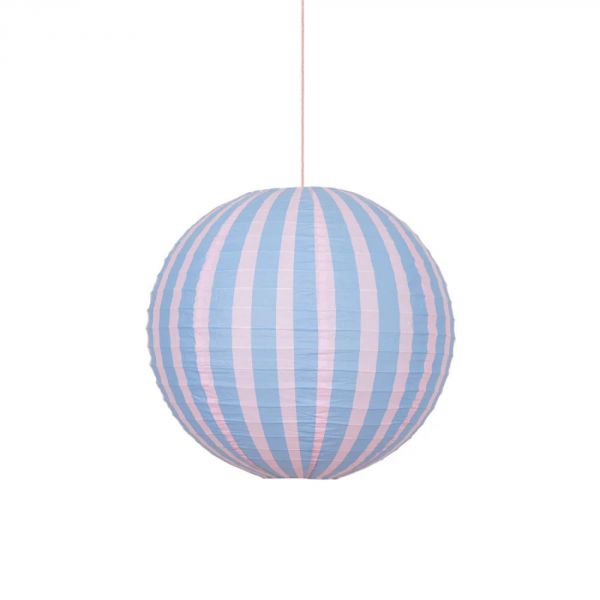 Lot de 3 lanternes en papier - Rayures