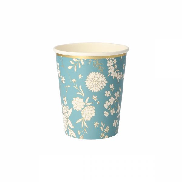 Lot de 8 gobelets English Garden