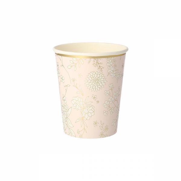 Lot de 8 gobelets English Garden