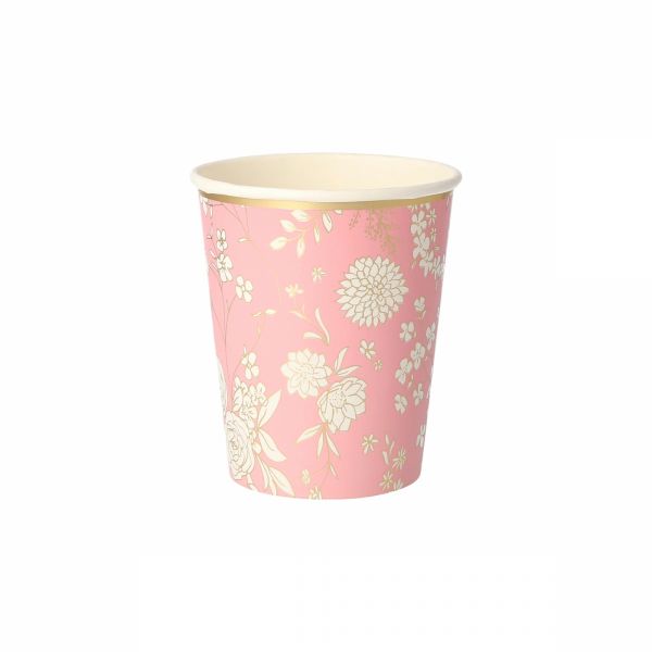 Lot de 8 gobelets English Garden