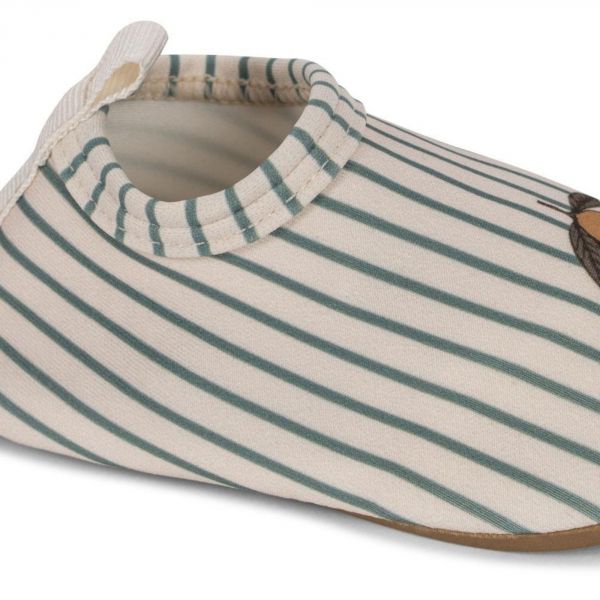 Chaussures de bain Aster Rayure verte 24-25