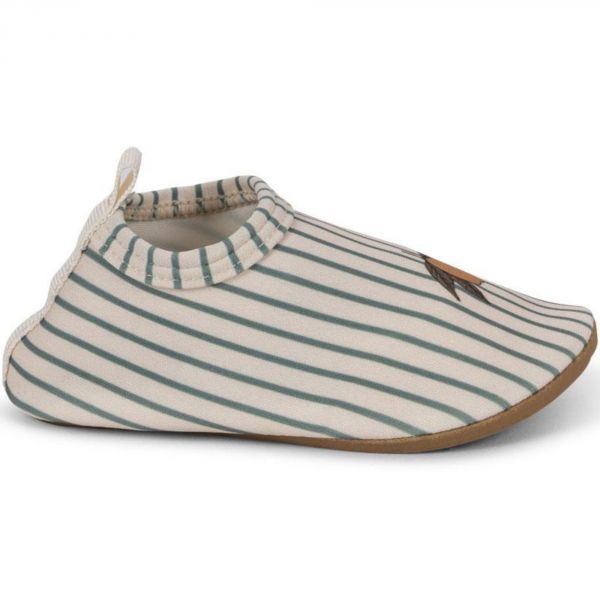 Chaussures de bain Aster Rayure verte 24-25