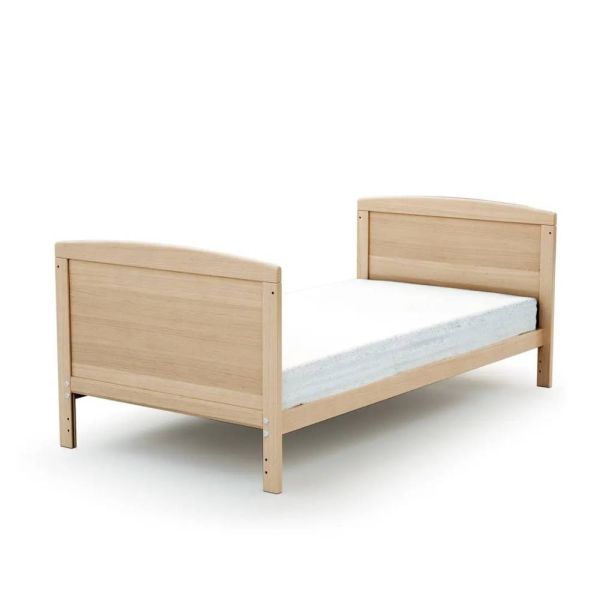 Lit évolutif essentiel hêtre verni 70x140 cm
