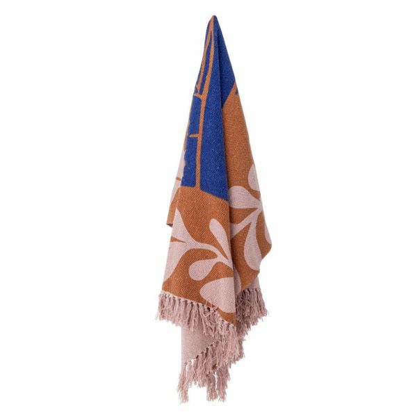 Atle Plaid, Marron, Coton recyclé