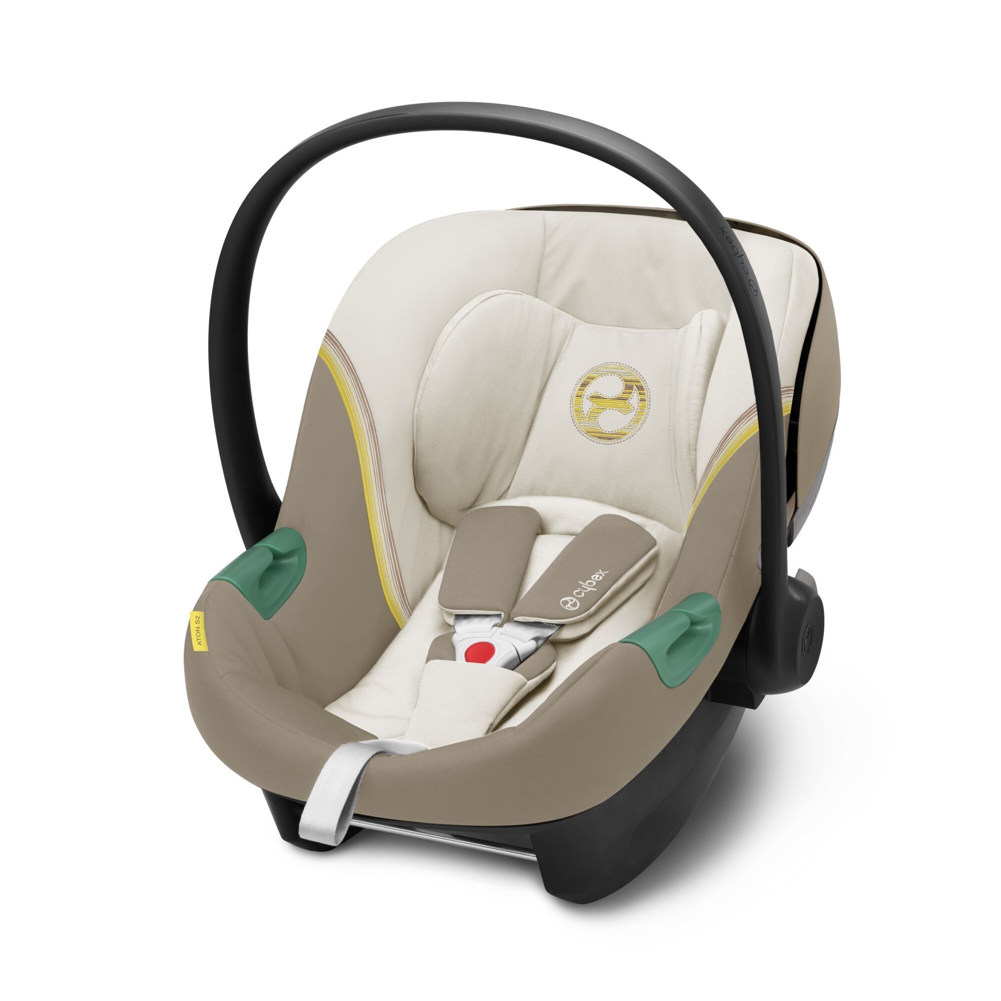 Cybex - Siège Auto Pallas G i-Size Seashell Beige – avec Bouclier – ISOFIX  – évolutif 1/2/3