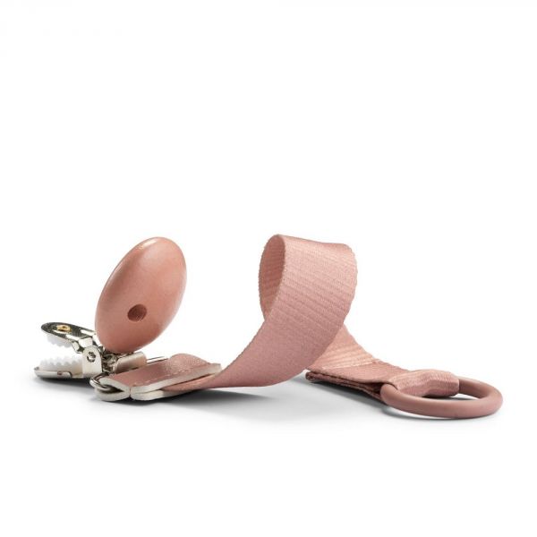 Attache sucette bois Faded Rose