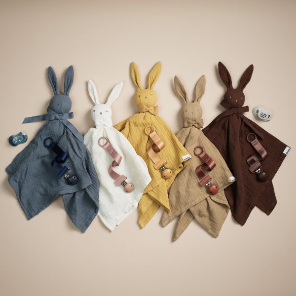 Attache sucette bois Faded Rose