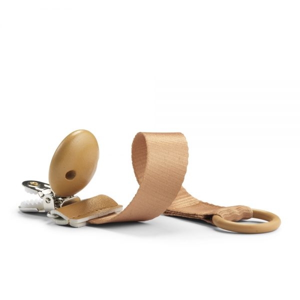 Attache sucette bois Gold