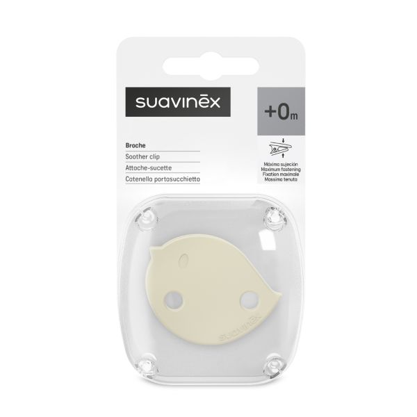 Attache sucette bébé chaîne Birdies Beige