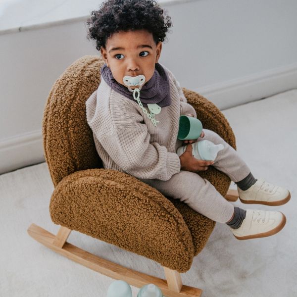 Attache sucette bébé chaîne Birdies Vert