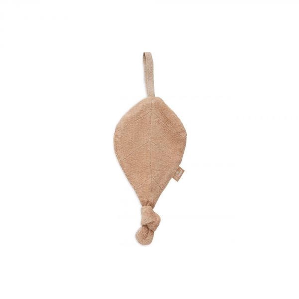 Attache sucette feuille Biscuit