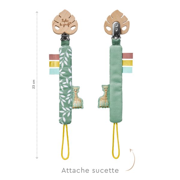 Attache-sucette Jungle Sophie la girafe