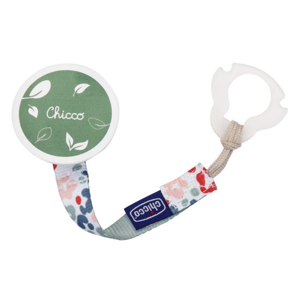 Attache-sucette ruban universel vert