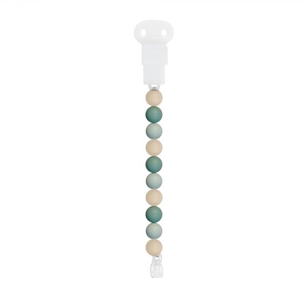 Attache-sucette Silicone Vert/beige/sauge