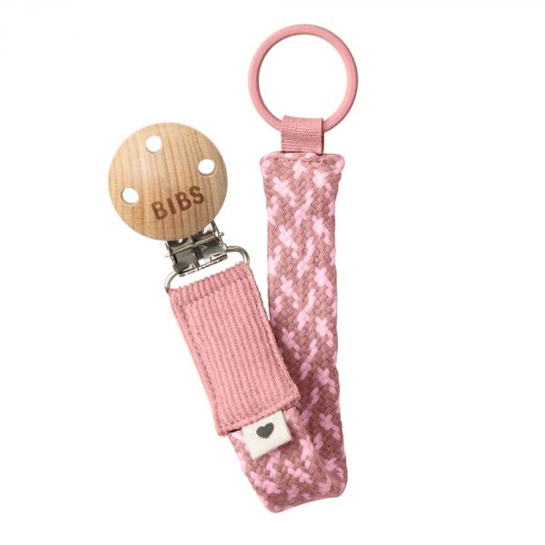 Attache sucette Dusty Pink et Baby Pink