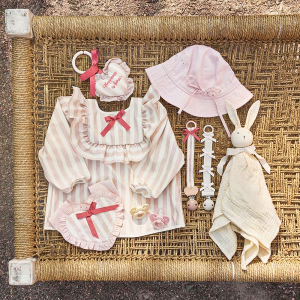 Attache sucette bois All About Bows