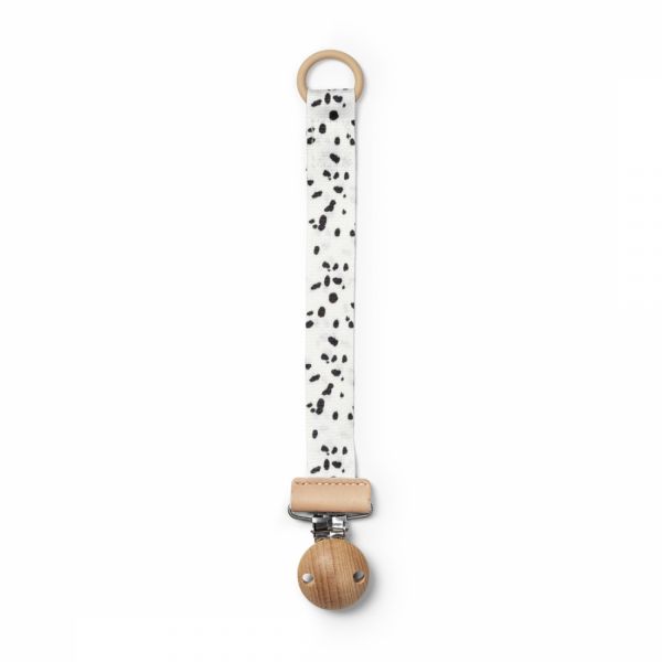 Attache sucette bois Dalmatian Dots