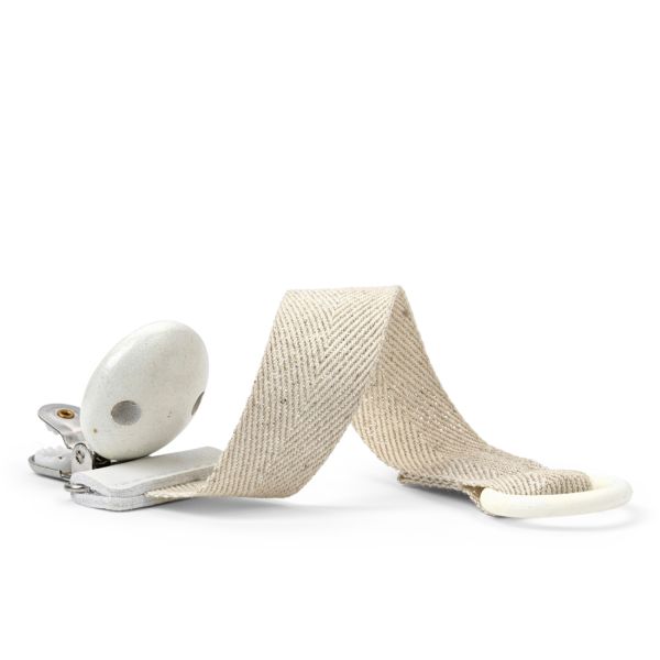 Attache sucette bois Silver Sheen