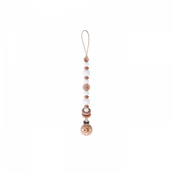 Attache tétine Mercure Neige