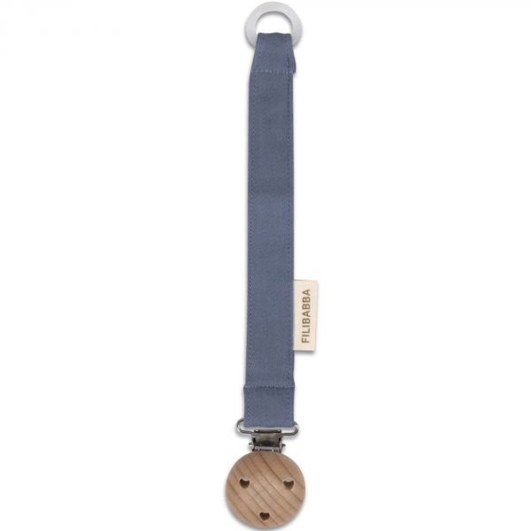 Attache sucette Muddly Blue