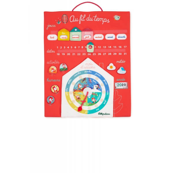 Calendrier Au fil du temps Français Corail