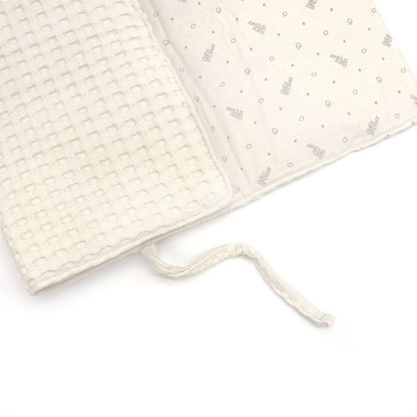 Matelas à langer nomade Audrey Gaufre vanille