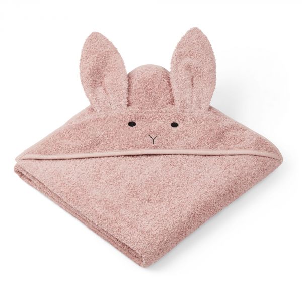 Cape de bain 100x100 cm Augusta Rabbit rose