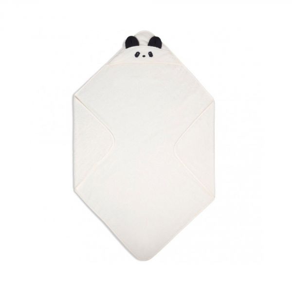 Cape de bain 100x100 cm Augusta Panda crème de la crème