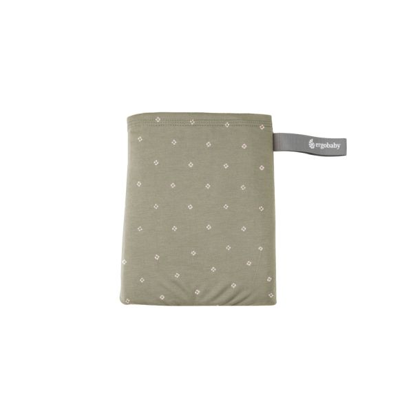Écharpe de portage Aura en tissu tricoté Olive diamonds