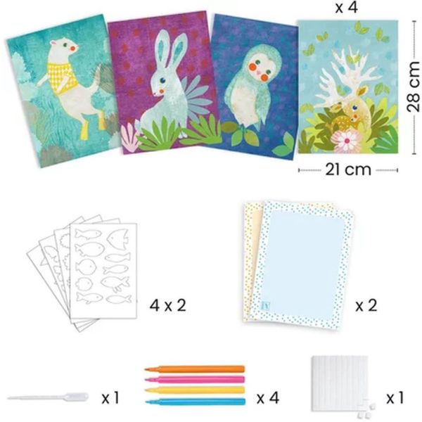 Coffret créatif pour enfant Créer avec du papier buvard