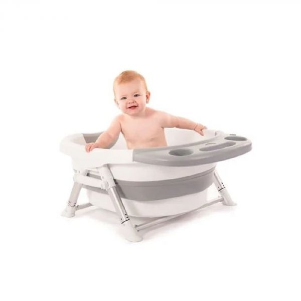 Baignoire Douche pliable Gris/Blanc