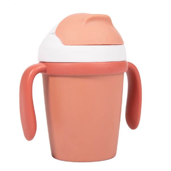 Tasse d'apprentissage en plastique biodégradable terracotta