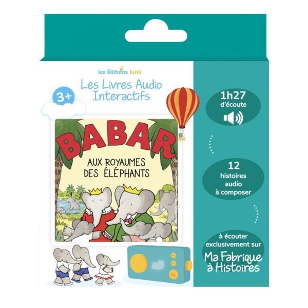 Livre audio Babar aux Royaumes des éléphants